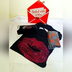 Sealed with a kiss, plus-size Valentines Day bundle.